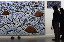 Foto obra en sala de exposiciones